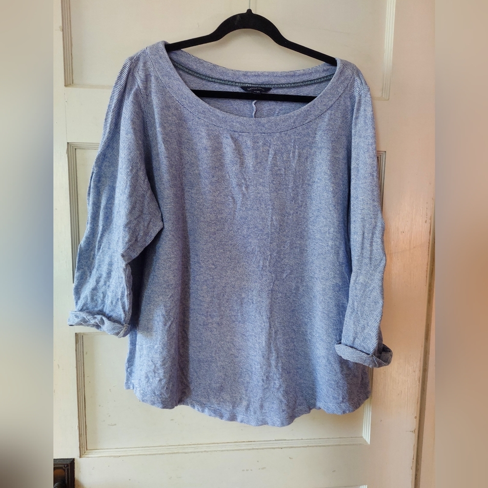 Land's End Striped Shirt